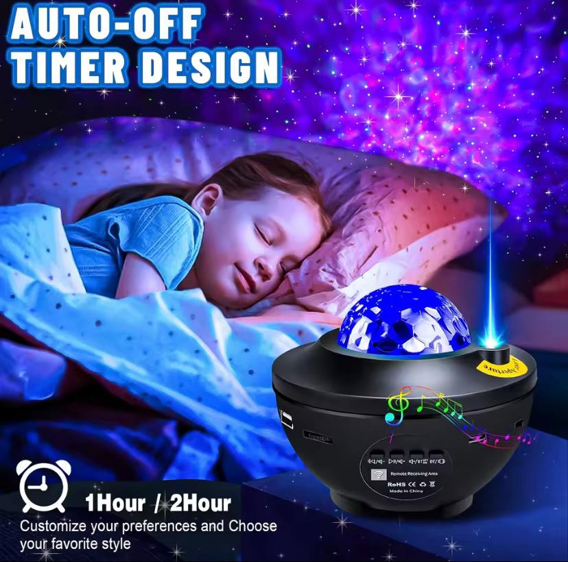 ضوء جهاز عرض النجوم starry projector light