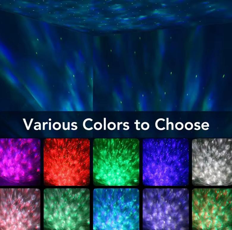 ضوء جهاز عرض النجوم starry projector light